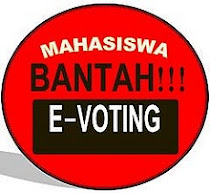 MAHASISWA BANTAH E-VOTING