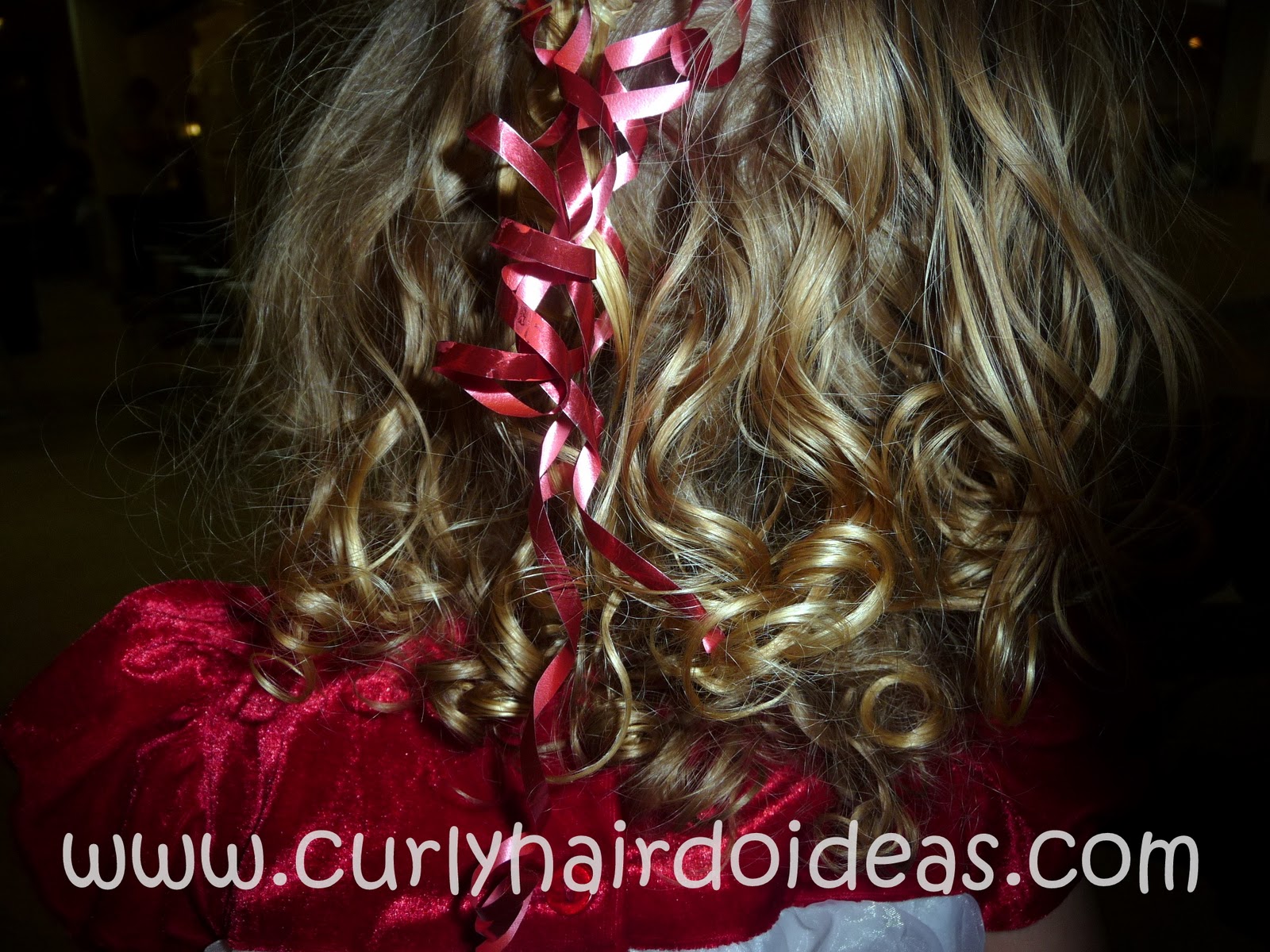 Christmas Ribbon Hairstyle with Braids!