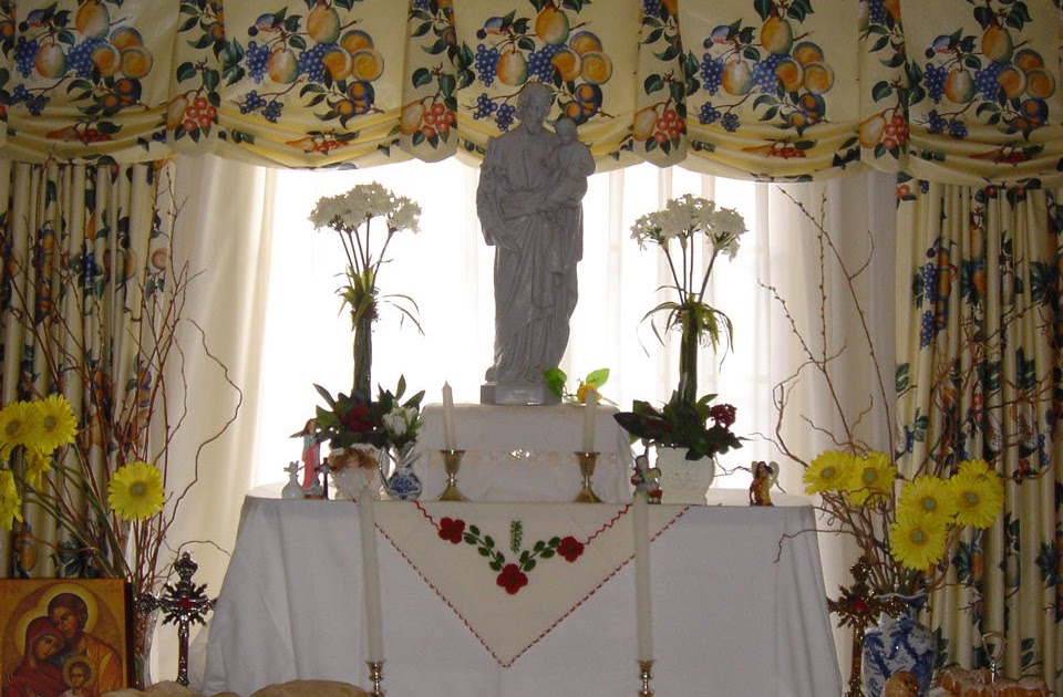 Catholic Cuisine Foods for St. Joseph's Altar