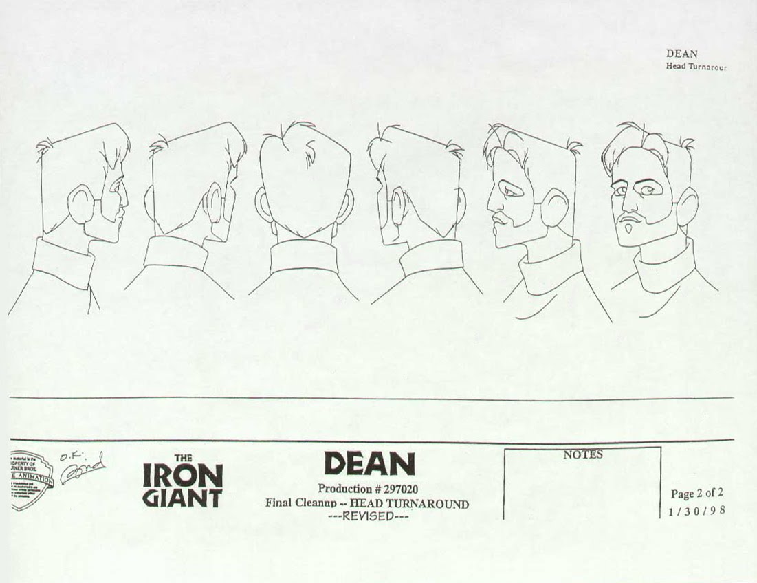 Living Lines Library The Iron Giant Character Dean McCoppin