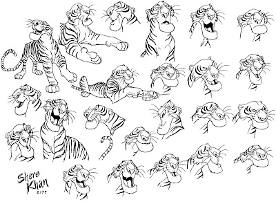 Living Lines Library: The Jungle Book (1967) - Production Drawings