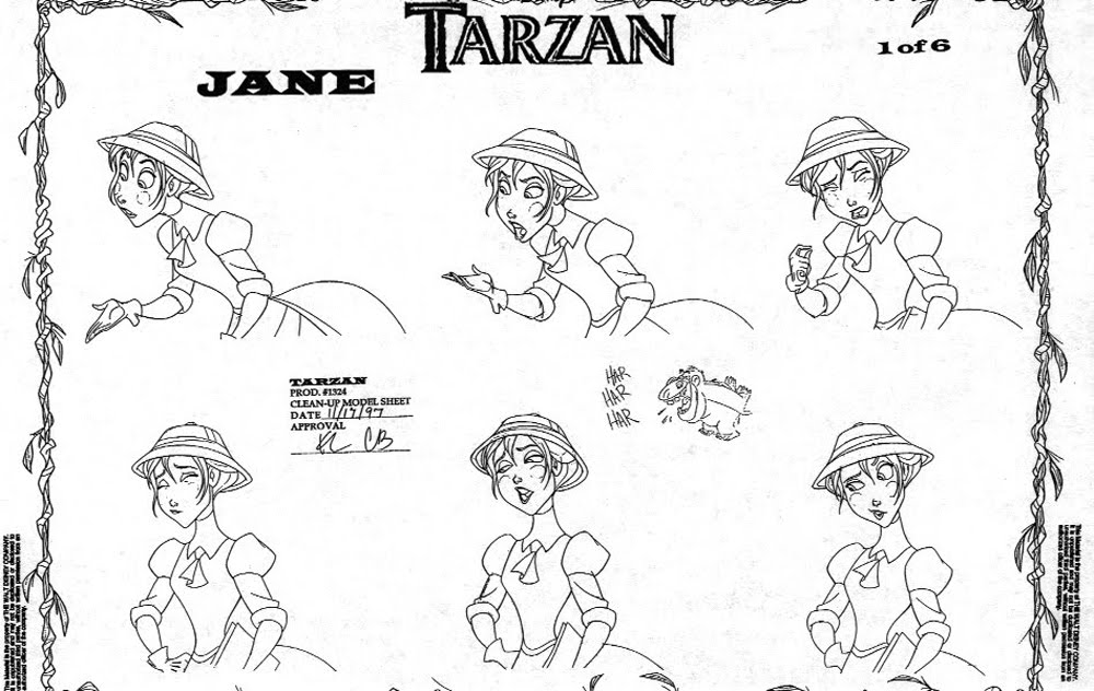Living Lines Library: Tarzan (1999) - Jane