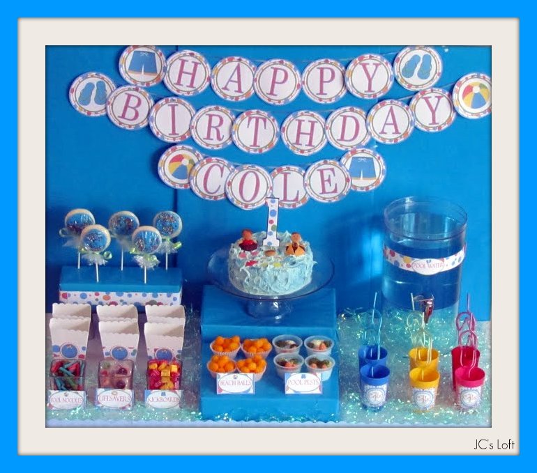 Pool Birthday Party Ideas