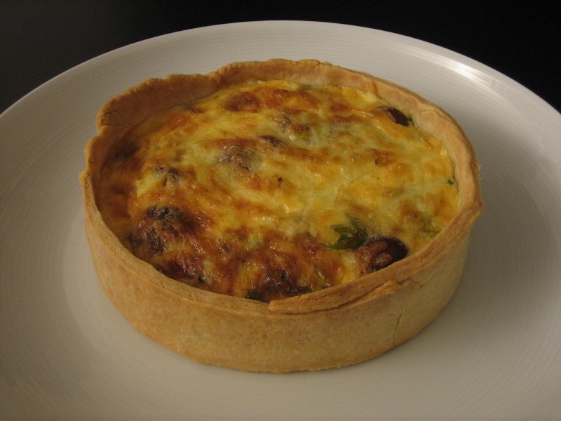 chefd'oeuvre Mushroom, leek and thyme quiche