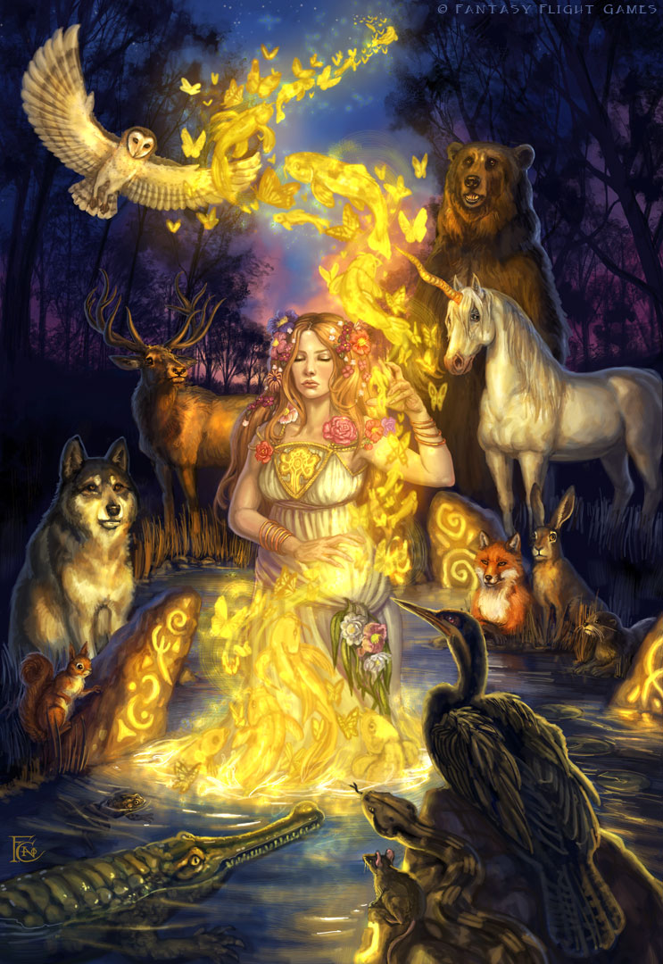 Sacred Pool Ending Card