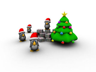 Christmas Penguin Wallpapers