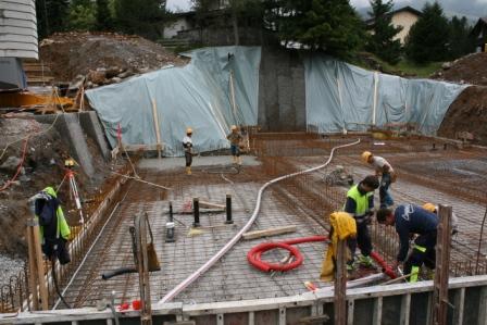 Baselgias bauen in Parpan: Juli 2010