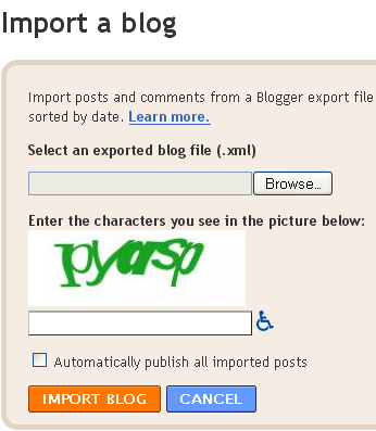 How To Import Old Blog Posts to Blogger