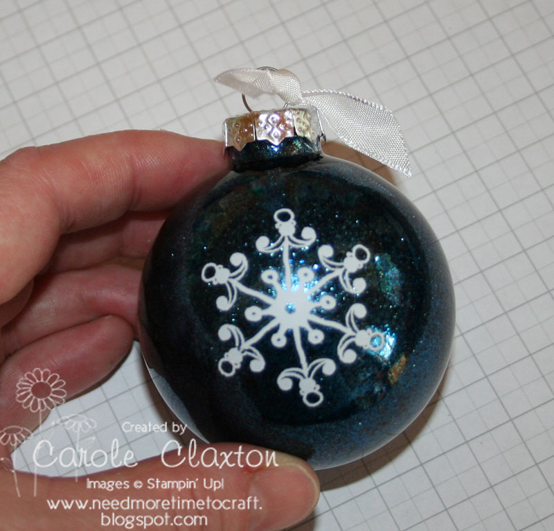 Need more time to Craft Handmade Glitter Xmas Baubles