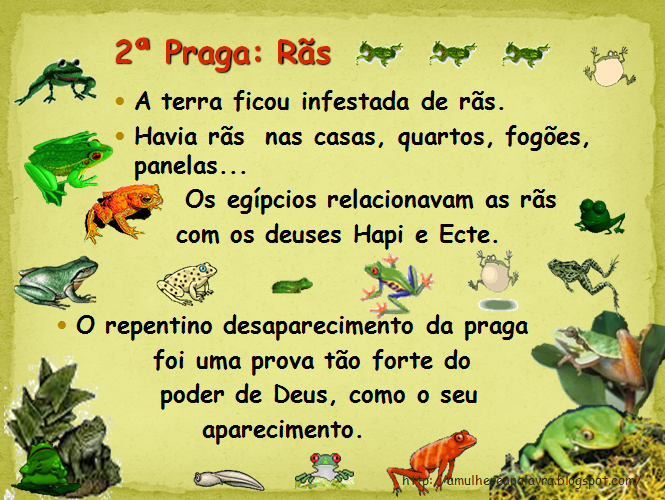 A MULHER E A PALAVRA As 10 Pragas do Egito A MULHER E A PALAVRA As 10 Pragas do Egito