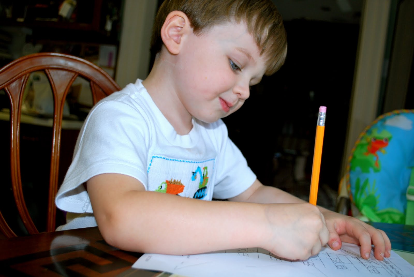 The Payne Family: Homework for 3 year olds?!?!