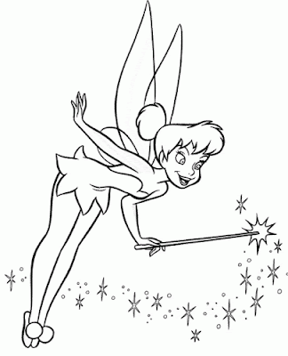 Tinkerbell Coloring Sheets on New Kids Coloring Pages  Tinkerbell Coloring Pages