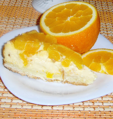 Cheese cake cu portocale