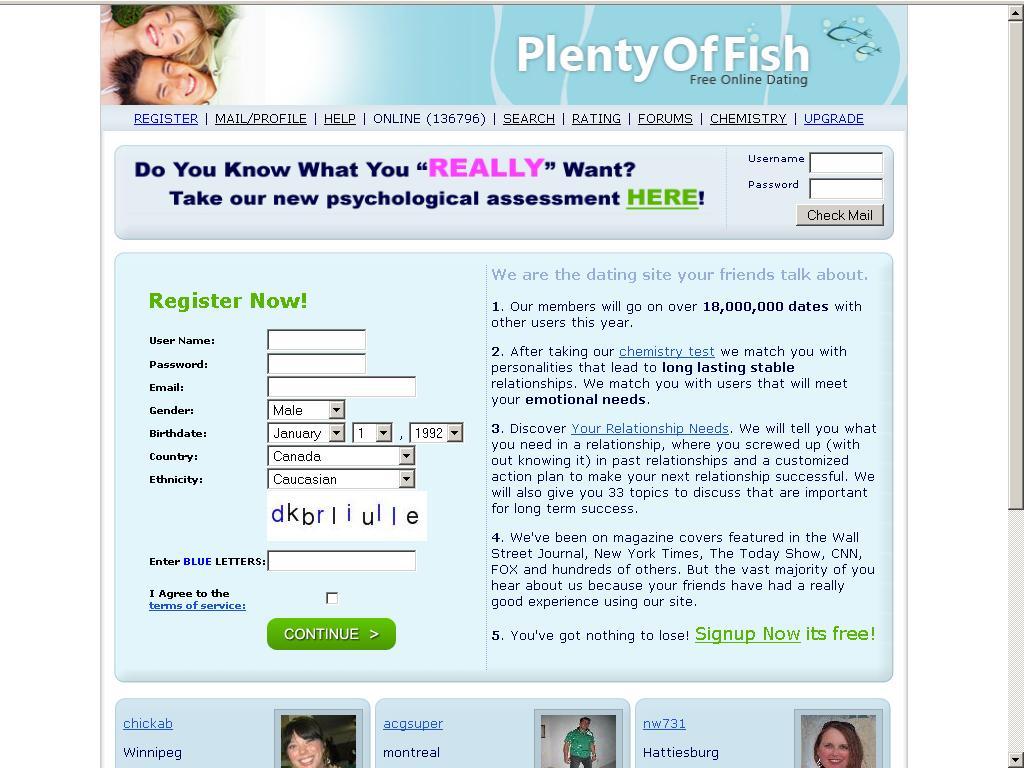 [PlentyOfFish.com]