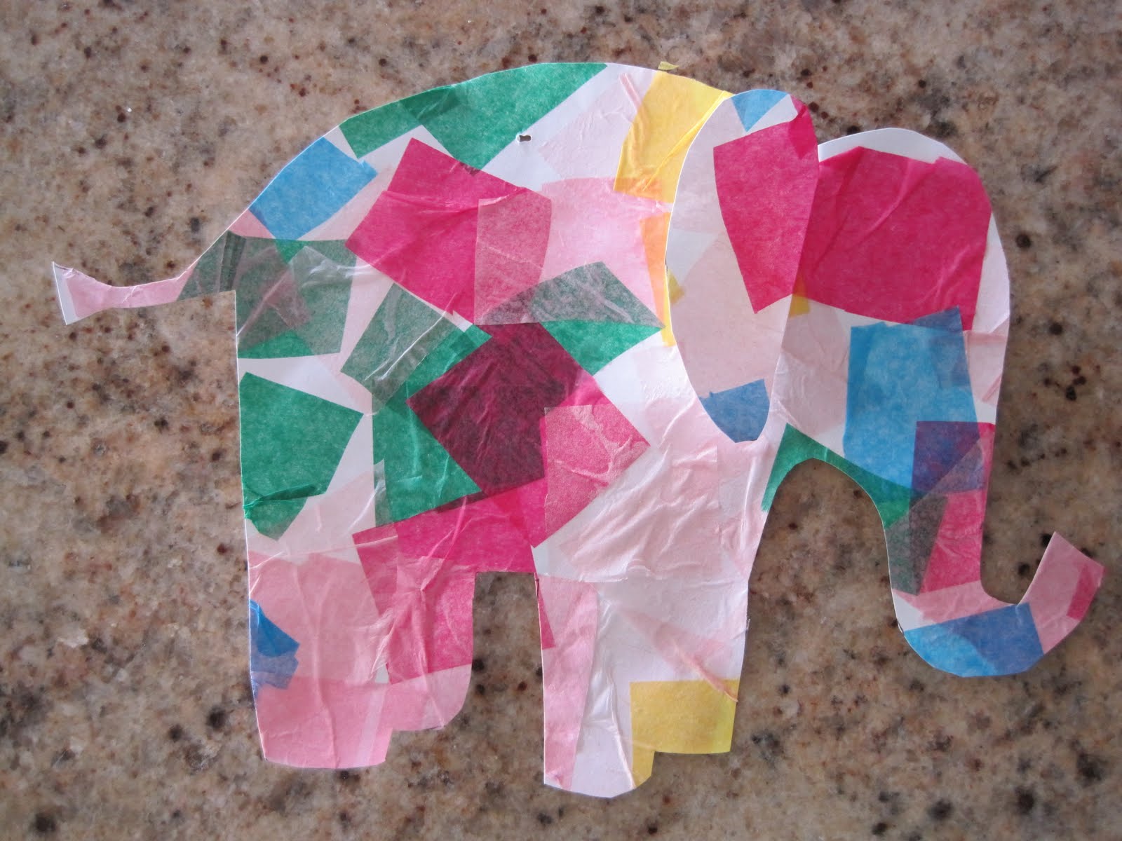 The Many Layers of Me: Simple Tissue Paper crafts