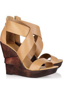 Wearable Trends: Diane von Furstenberg Opal leather Wedge Sandals
