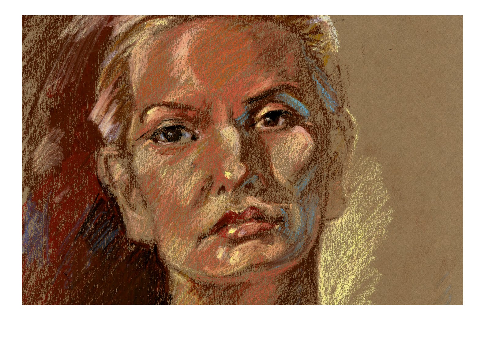 dorota's doodles Girloil pastel