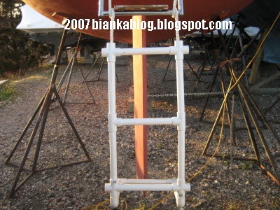 The Bianka Log Blog Boarding Ladder Extension - Diy Boat Ladder Pvc