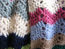 Chevron Eyelet Scarf Pattern