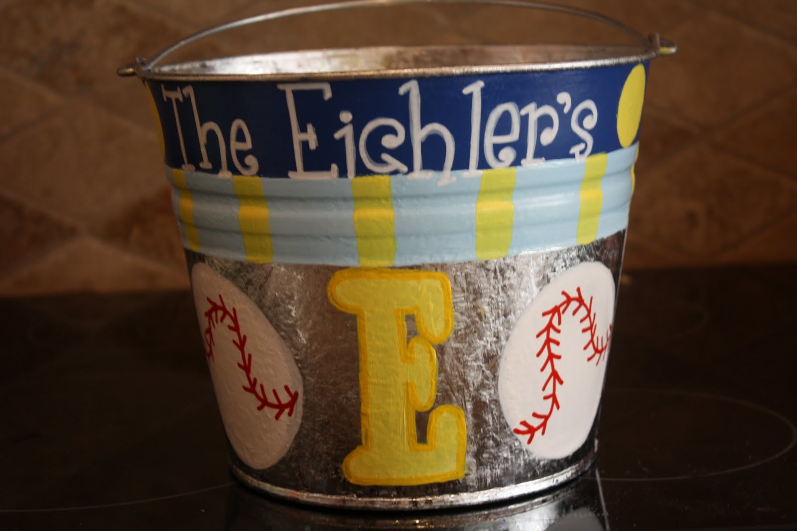 Whimsy Tin A Baseball Bucket!