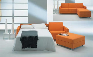 Modern Sofa Bed Design by Momentoitalia Seating Modern Maestro Orange Big Sofa Bed Design by Studio R.e.s. for Momentoitalia