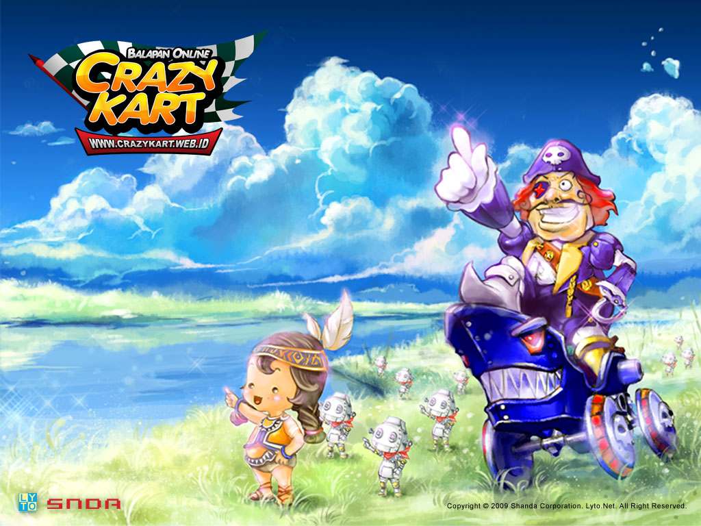 Crazy Kart Wallpaper online game wallpapers