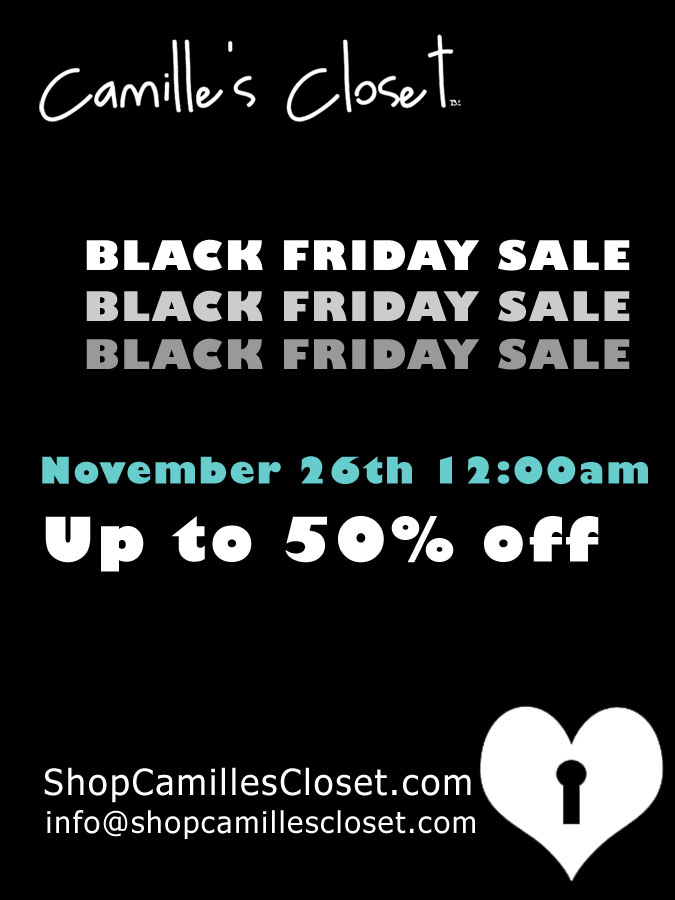 Camille's Closet Shop Camille's Closet Black Friday Sale 2010