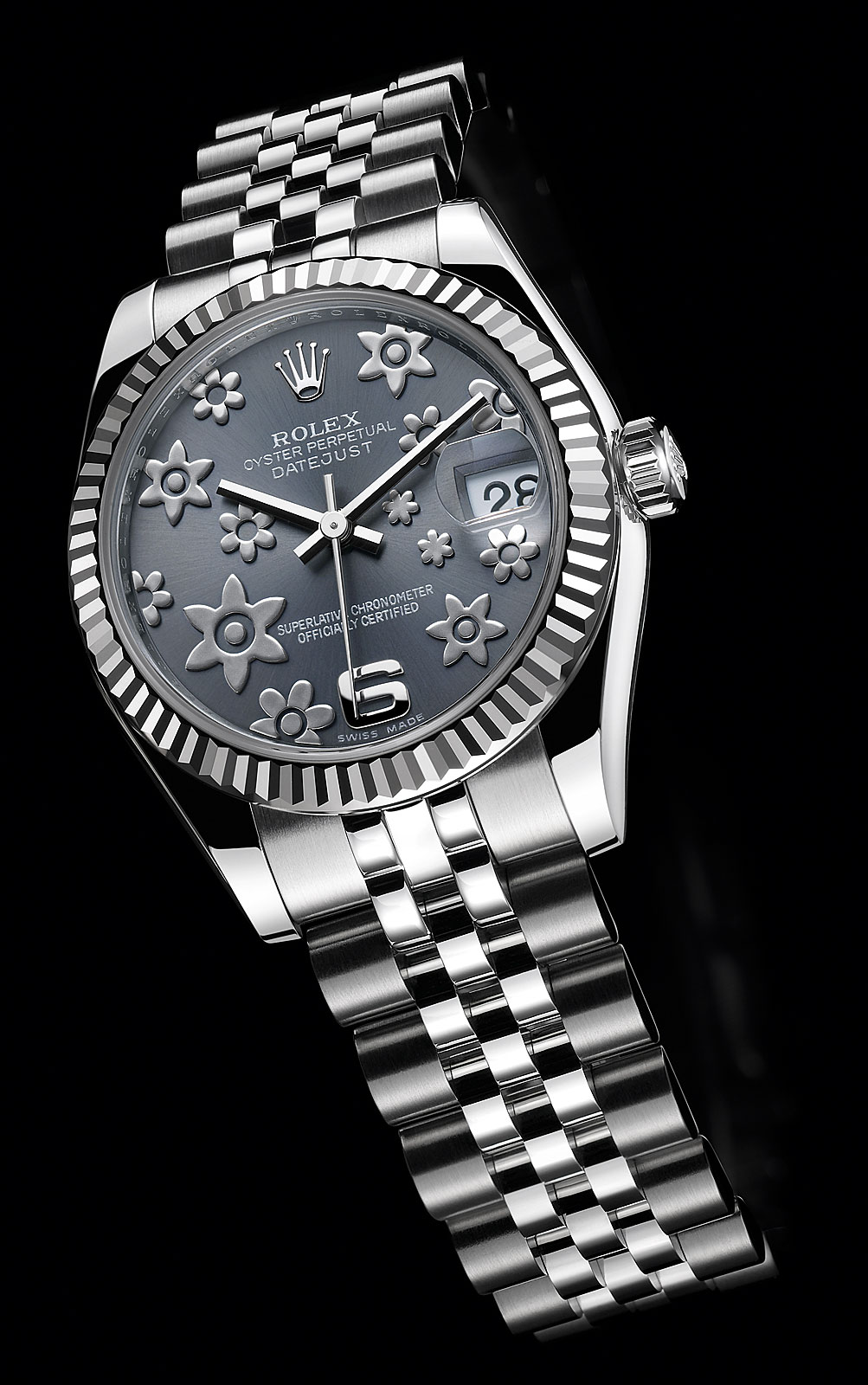 2010 BaselWorld Introduction Rolex Hotness: Flower Power White Rolesor ...