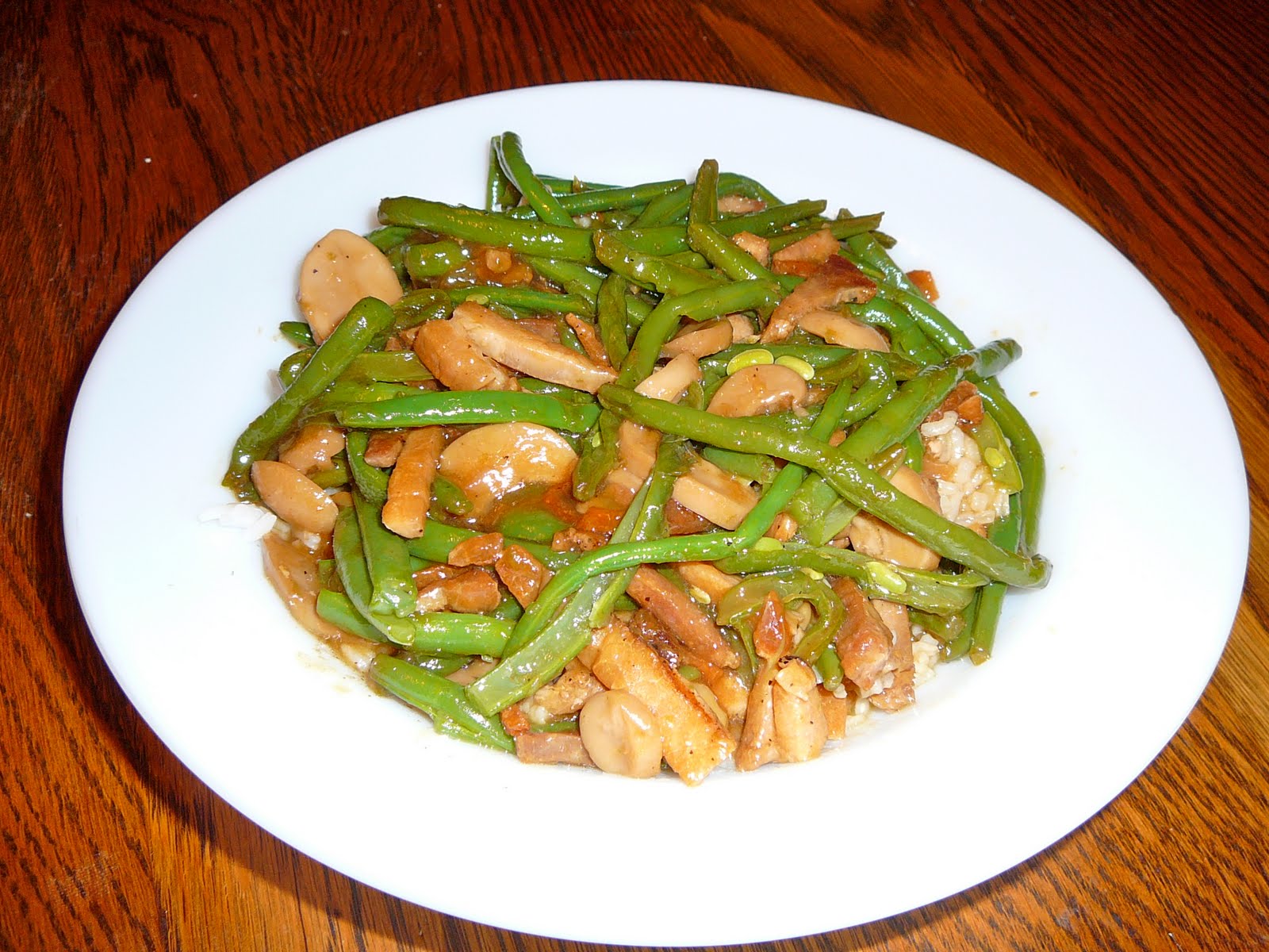 The Hidden Pantry Stir Fry Green Beans and Pork