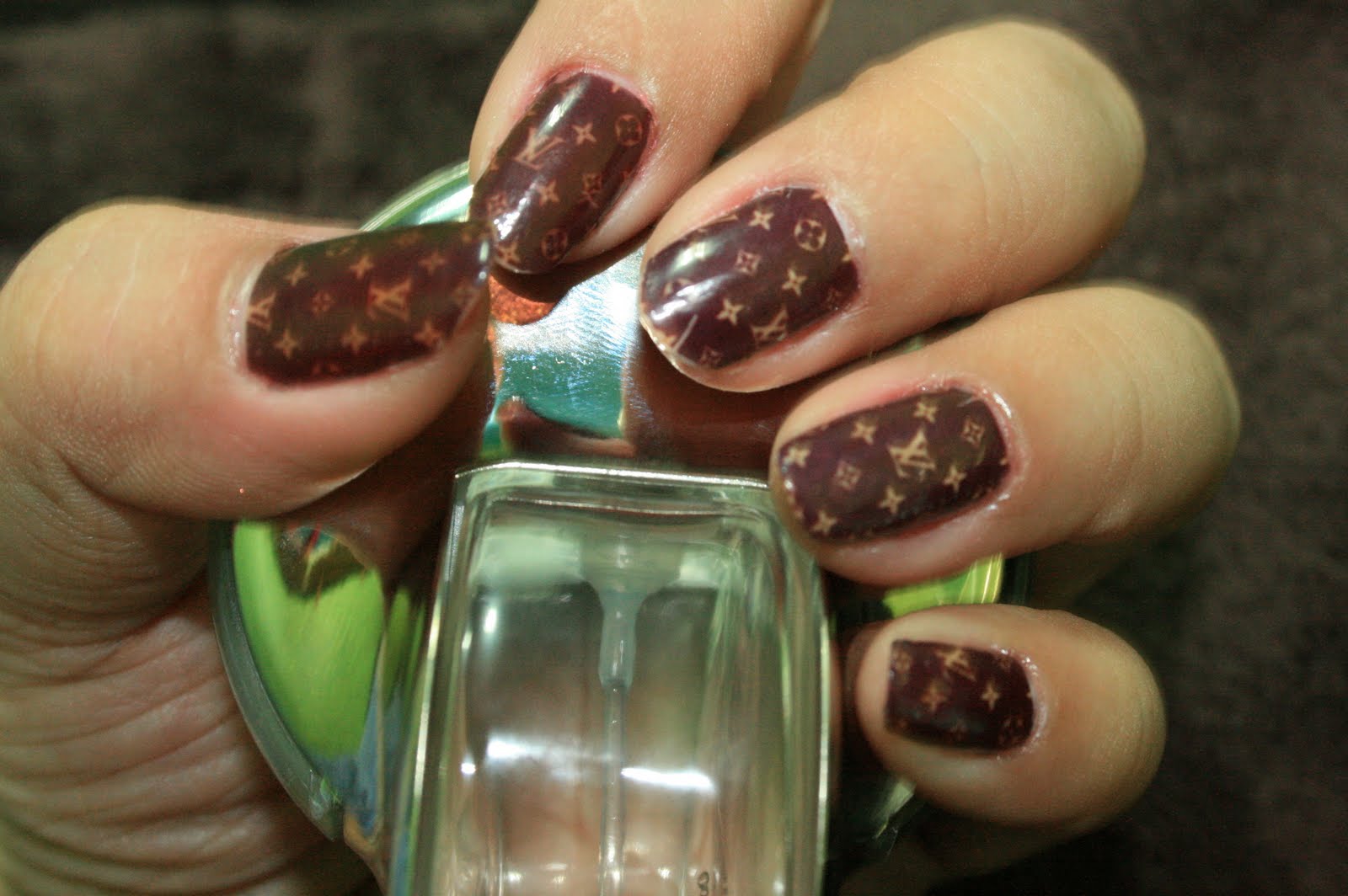 4. Luxury Nail Stamping Plate - Louis Vuitton - wide 4