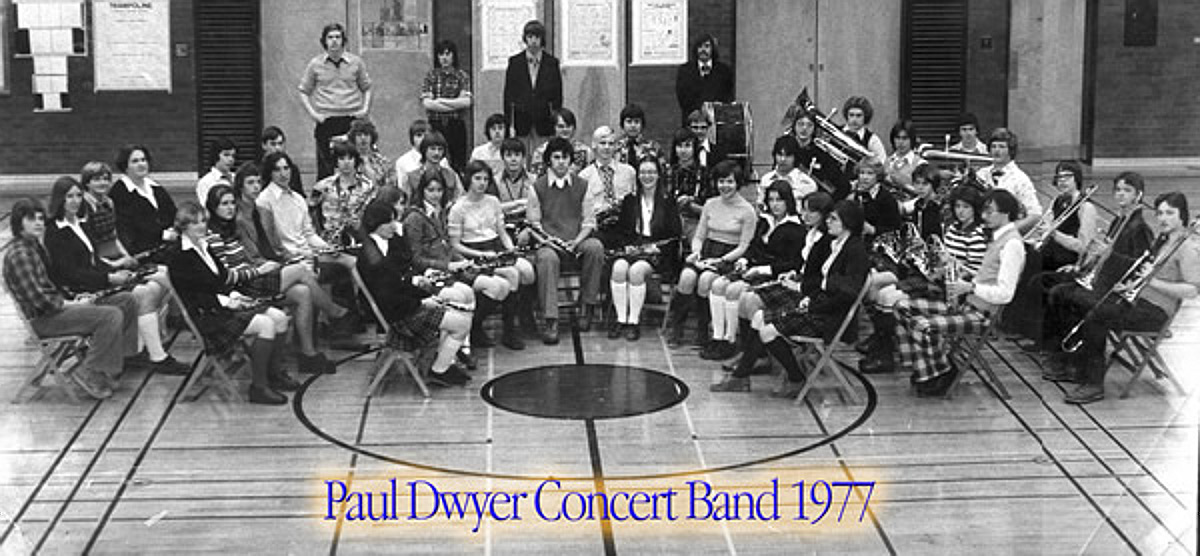 My OCHS Band Pics from 1977 and 1995