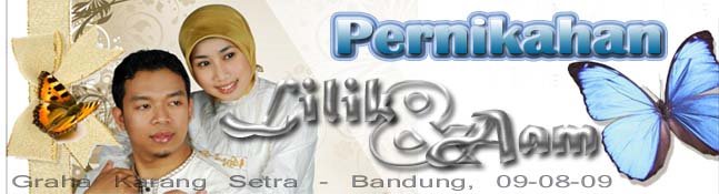 Undangan Pernikahan Lilik dan Aam