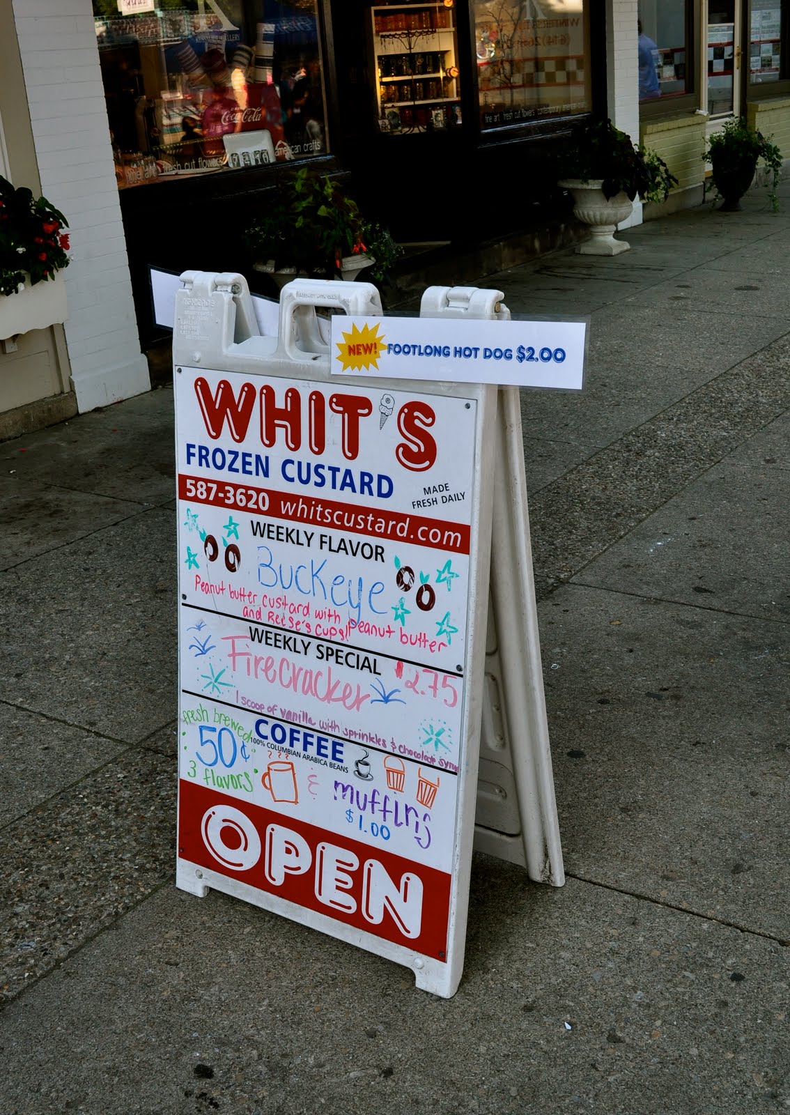 The Places I go... Summer ice cream tour Whit's Frozen Custard