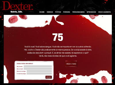 série dexter teste psicopata