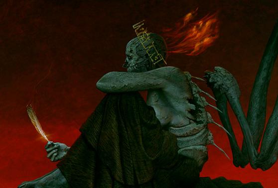 wayne barlowe pinturas ilustrações inferno demônio