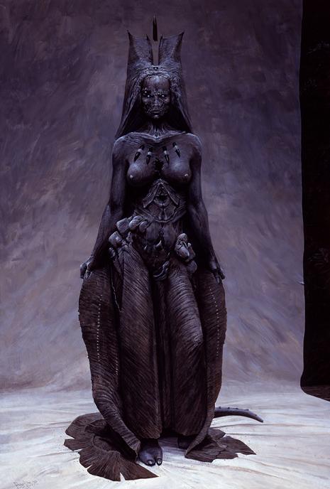 wayne barlowe pinturas ilustrações inferno demônio