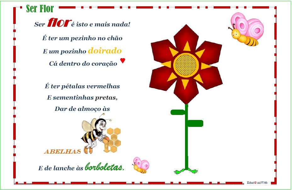 Educ naWeb.PréEscolar Ser Flor Poema