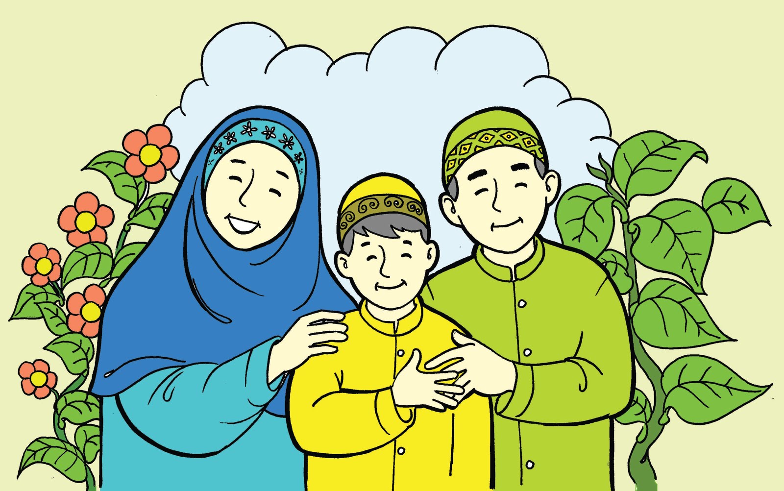 Gambar Mitra Nanda Contoh Ilustrasi Buku Islami Gambar Manusia Mudah Di