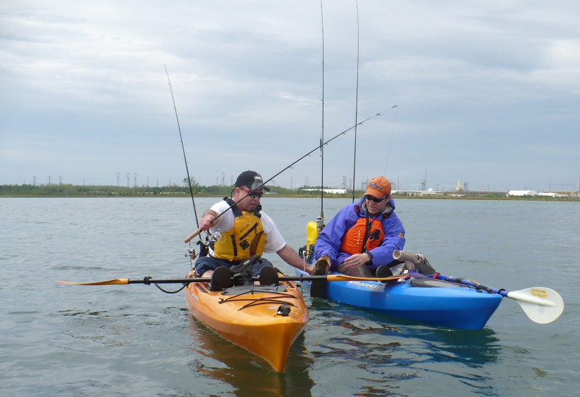 Nomad Adventures Spring kayak fishing for Lake Huron pike