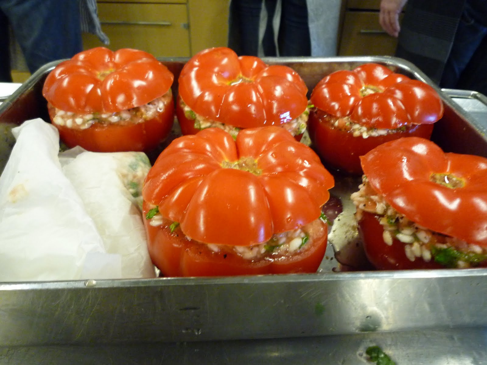 The Ravings Of A Foodie Fyldte B ftomater Med Risotto Ris Pomodori the-ravings-of-a-foodie-fyldte-b-ftomater-med-risotto-ris-pomodori