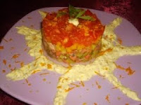 D. Cele mai frumos decorate mancaruri - Salata Georgina