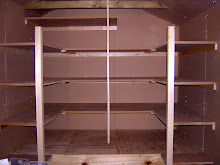 shelves in a shed