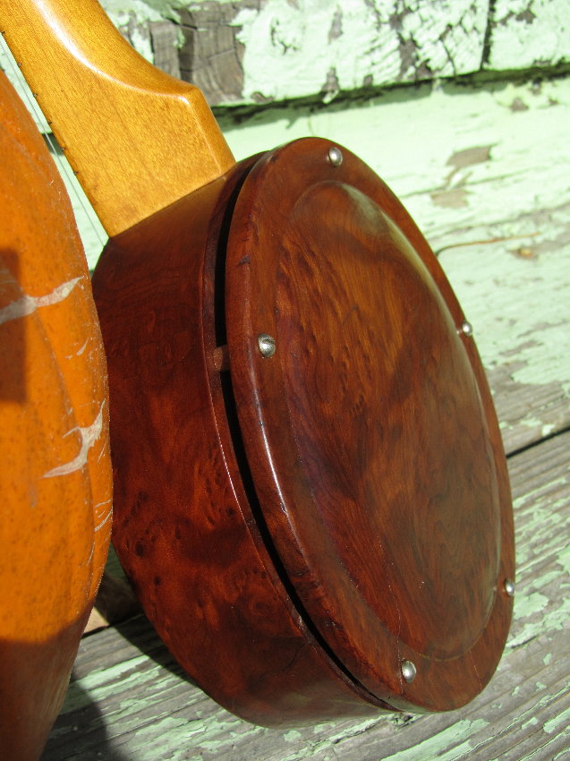 c.1920 Sandstrom Burled Redwood Banjo Ukulele