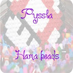 Broches realizadas con Pyssla y Hama Beads