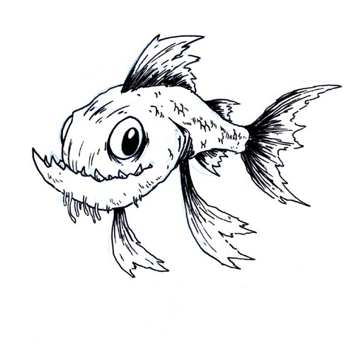 Cup Doodle: Freaky Fish