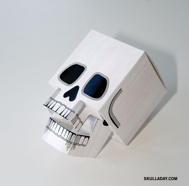 Skull 3d Papercraft Free Printable Papercraft Templates | Images and ...