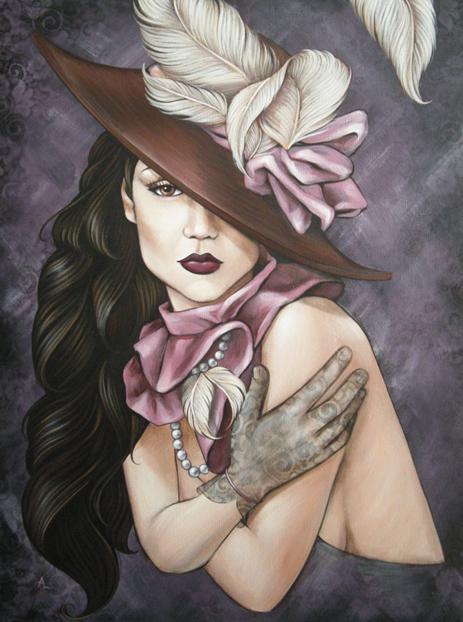 Леди арт картины