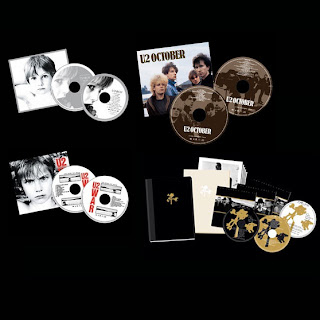 U2 remasteriza Boy, October y War en ediciones deluxe, caratulas, tapas cd
