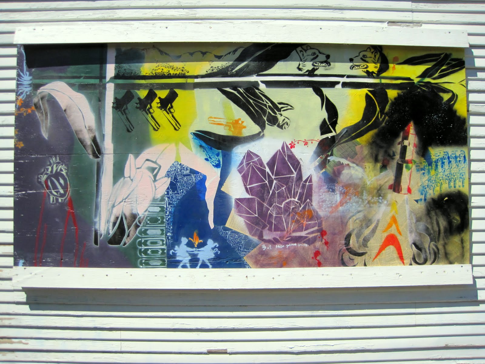 Emerson Space Case Fresh Plywood Art on the Wall!