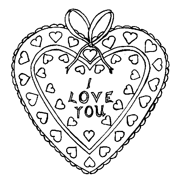 valentine day printable coloring pages - photo #28